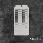 Stencil 0188 – Circles, 8x16 cm x 0,35 mm, semi-translucent