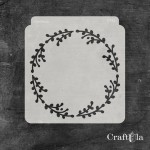 Stencil 0192 – Napkin, 15x16 cm x 0,35 mm, semi-translucent