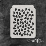 Stencil 0246, 15x20 cm x 0,35 mm, semi-translucent