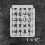 Stencil 0250, 15x20 cm x 0,35 mm, semi-translucent