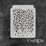 Stencil 0255, 15x20 cm x 0,35 mm, semi-translucent