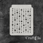 Stencil 0259, 15x20 cm x 0,35 mm, semi-translucent