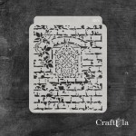 Stencil 075 – Window, 13x16 cm x 0,35 mm, semi-translucent