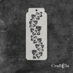 Stencil 108 – Ivy, 6,5x16 cm x 0,35 mm, semi-translucent