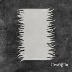 Stencil 132, 11x16 cm x 0,35 mm, semi-translucent