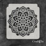 Stencil 144 – Napkin, 23x25 cm x 0,35 mm, semi-translucent