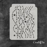 Stencil 159 – Christmas, 16x20 cm x 0,35 mm, semi-translucent