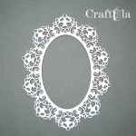 Chipboard Frame 0006M (approx. 12.5x9,5x0,15cm)