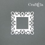 Set of Chipboard Frames 0011XS (4 pcs, approx. 6x6x0,15cm)