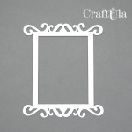 Set of Chipboard Frames 0013M (2 pcs, approx. 12x10x0,15cm)