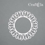 Set of Chipboard Frames 0014M (2 pcs, approx. 12x12x0,15cm)