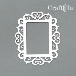 Set of Chipboard Frames 0015XS (4 pcs, approx. 6x5x0,15cm)