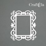 Set of Chipboard Frames 0020M (2 pcs, approx. 12x10x0,15cm)