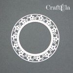 Set of Chipboard Frames 0022S (3 pcs, dia approx. 9cm x0,15cm)