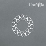 Set of Chipboard Frames 0030XS (4 pcs, dia approx. 6cm x0,15cm)