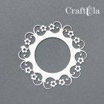 Set of Chipboard Frames 0031XS (4 pcs, dia approx. 6cm x0,15cm)