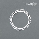 Set of Chipboard Frames 0033XS (4 pcs, dia approx. 6cm x0,15cm)