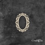 Set of Chipboard Frames 0039S (3 pcs, approx. 9x6x0,15cm)