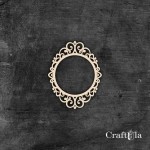 Set of Chipboard Frames 0054M (2 pcs, approx. 12x9x0,15cm)