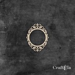 Set of Chipboard Frames 0054S (3 pcs, approx. 9x6x0,15cm)