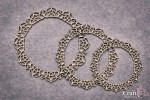 Set of Chipboard Frames 0080Z (3 pcs, dia approx. 14cm, 12cm, 9cm; x0,15cm)