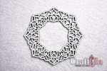 Chipboard Frame 0081L (dia approx. 14x0,15cm)
