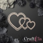 Set of Chipboard Frames 0091Z (3 pcs, dia approx. 14cm, 12cm, 9cm; x0,15cm)
