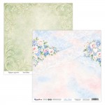 Double-sidedpaper 30,5x30,5cm Blue Belle - 06, 250 gsm (1 sheet)