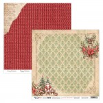 Double-sidedpaper 30,5x30,5cm Christmas Wonderland - 02, 250 gsm (1 sheet)