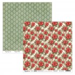 Double-sidedpaper 30,5x30,5cm Christmas Wonderland - 04, 250 gsm (1 sheet)