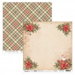 Double-sidedpaper 30,5x30,5cm Christmas Wonderland - 05, 250 gsm (1 sheet)