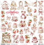 One-sided paper 30,5x30,5 cm Lovely Day In Pink – Baby 11, 250 gsm, (1 sheet)