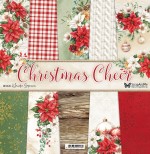 Paper Collection Set 30,5x30,5 cm Christmas Cheer, 250 gsm (5 double-sided sheets, 10 designs, bonus design 30x30 cm on the cover)
