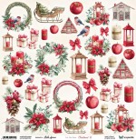 Paper 30x30 cm Christmas 12 (1 sheet)
