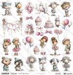 One-sided paper 30,5x30,5 cm Lovely Day In Pink – Kids 2, 250 gsm, (1 sheet)