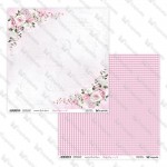 Double-sided paper 30,5x30,5 cm Lovely Day In Pink 0304, 250 gsm, 2 designs (1 sheet)
