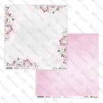 Double-sided paper 30,5x30,5 cm Lovely Day In Pink 0910, 250 gsm, 2 designs (1 sheet)