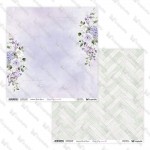 Double-sided paper 30,5x30,5 cm Lovely Day In Violet 0506, 250 gsm, 2 designs (1 sheet)