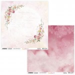 Double-sided paper 30,5x30,5 cm Sunny Blooms 0506, 250 gsm, 2 designs (1 sheet)