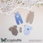 Die Boys' clothing - Largest 2,3x4,5 cm