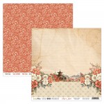 Double-sidedpaper 30,5x30,5cm Lady in Japan - 02, 250 gsm (1 sheet)