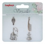 Metal charms set Versailles, 4 pcs (clr 30)
