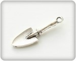 Charms set Spade 10*31mm, 10 pcs