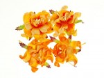 Gardenia 5cm 4 pcs in a pack (2x Orange, 2x Yellow) (clr 15)