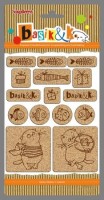 Set of cork stickers Basik&K 2 (clr 80)
