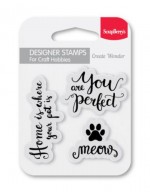 Set of clear stamps (7*7cm) - Meow