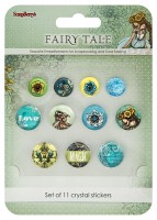 Crystal stickers decoration. Fairy Tale Set of 11 crystal stickers (clr 80)